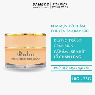 Kem mụn mờ thâm chuyên sâu Bamboo, kem dưỡng trắng giảm mụn mờ thâm chuyên sâu