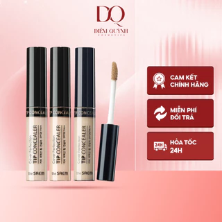 Kem Che Khuyết Điểm The Saem - Kem CKĐ The Seam Cover Perfection Tip Concealer SPF28 PA++ 6.5g