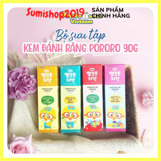 Kem Đánh Răng Vị Trái Cây Nuốt Được PORORO Hàn Quốc Cho Trẻ Em Từ 2 Tuổi