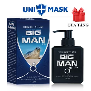 Dung Dịch Vệ Sinh Nam Big Man 150ML Hết Nấm Ngứa Mùi Hôi Vùng Kín