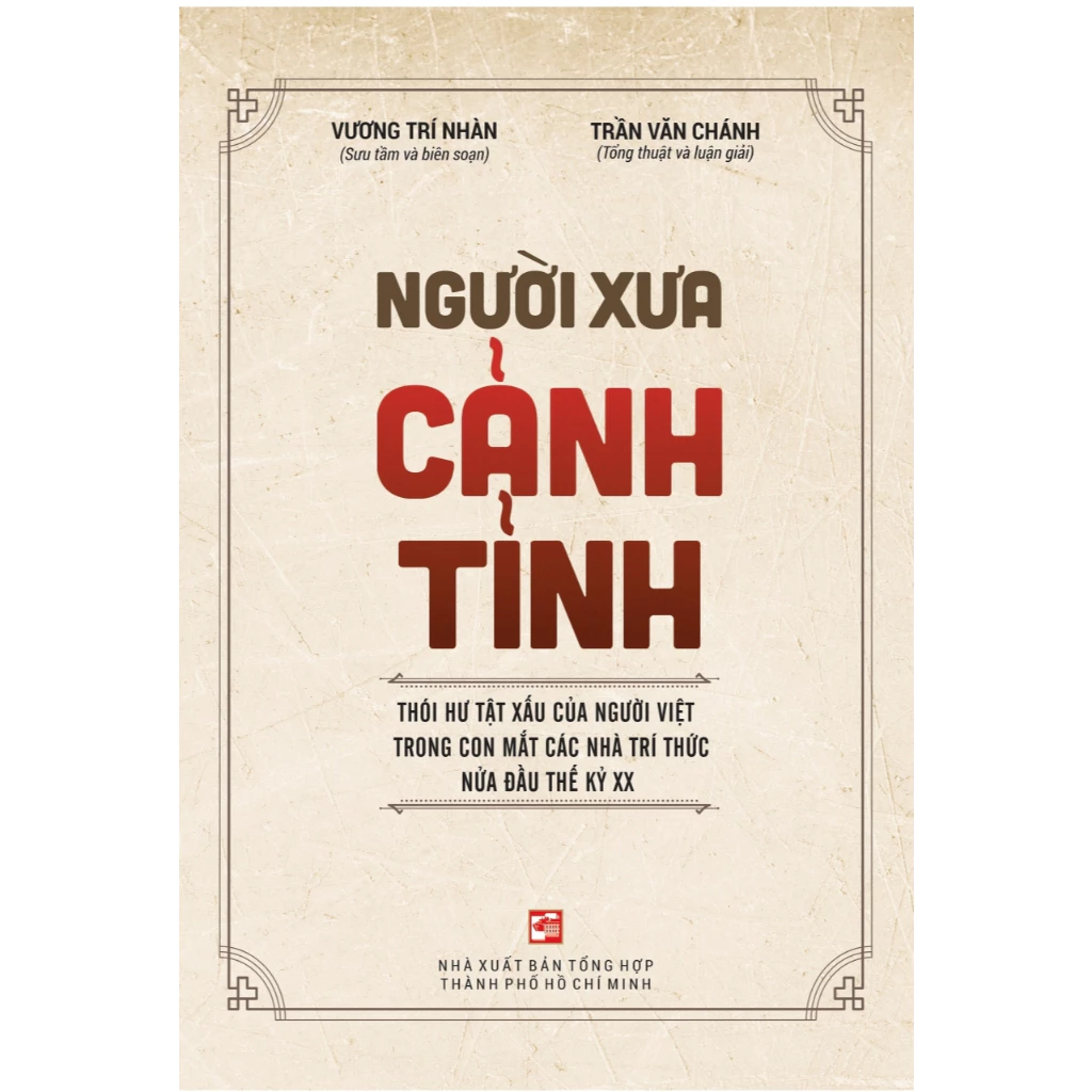 Sách Người xưa cảnh tỉnh - tái bản