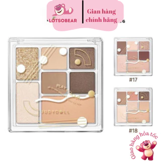 Bảng phấn mắt trang điểm JUDYDOLL tiện lợi đa năng 8.5g Orange Duo Tangram Vui Nhộn Màu Sắc Palette Lotsobear.store