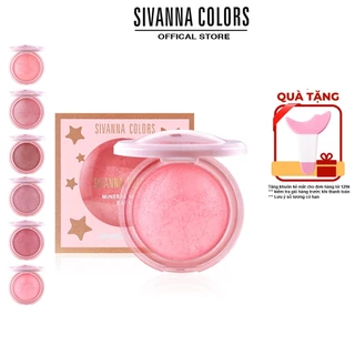 Phấn mà hồng có nhũ Sivanna Colors Mineral Blush HF8103 8g