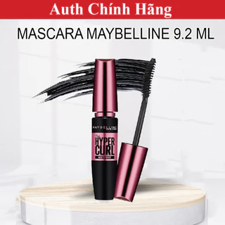 Mascara làm dài và cong mi Maybelline New York Hyper Curl Waterproof không lem lâu trôi 9.2ml