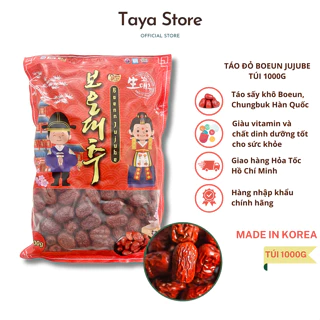 Táo Đỏ Hàn Quốc Sấy Khô Boeun Jujube Kim Hong Bok 1000g