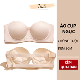 Áo Cup Ngực Không Dây Mặc Đầm Hở Lưng Đa Năng Có Gọng Đệm Vừa Giúp Tạo Khe Có Kèm Quai Dán Trong Suốt NL212