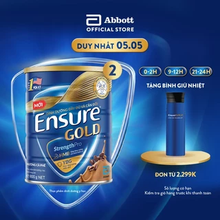 Combo 2 Ensure Gold Coffee (HMB) 850g/800g/lon