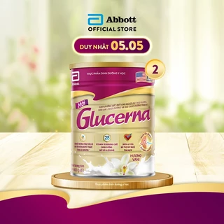 Combo 2 Sữa bột dành cho người bị tiểu đường Glucerna Abbott 850g/800g/lon