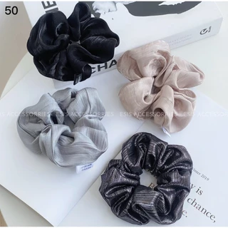 [COT50] CỘT TÓC, CỘT SCRUNCHIES LỤA SATIN HÀN QUỐC ESIS ACCESSORIES