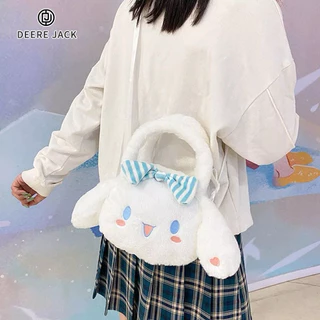 Túi đeo chéo bằng bông con thỏ cinamoroll siêu dễ thương