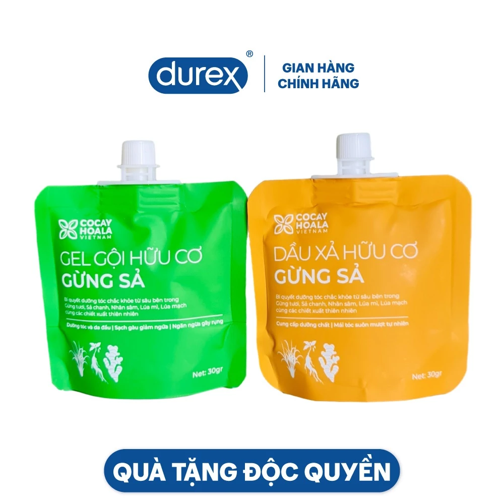 [Quà tặng không bán] Travel kit dầu gội + dầu xả Cỏ cây hoa lá 50g/túi