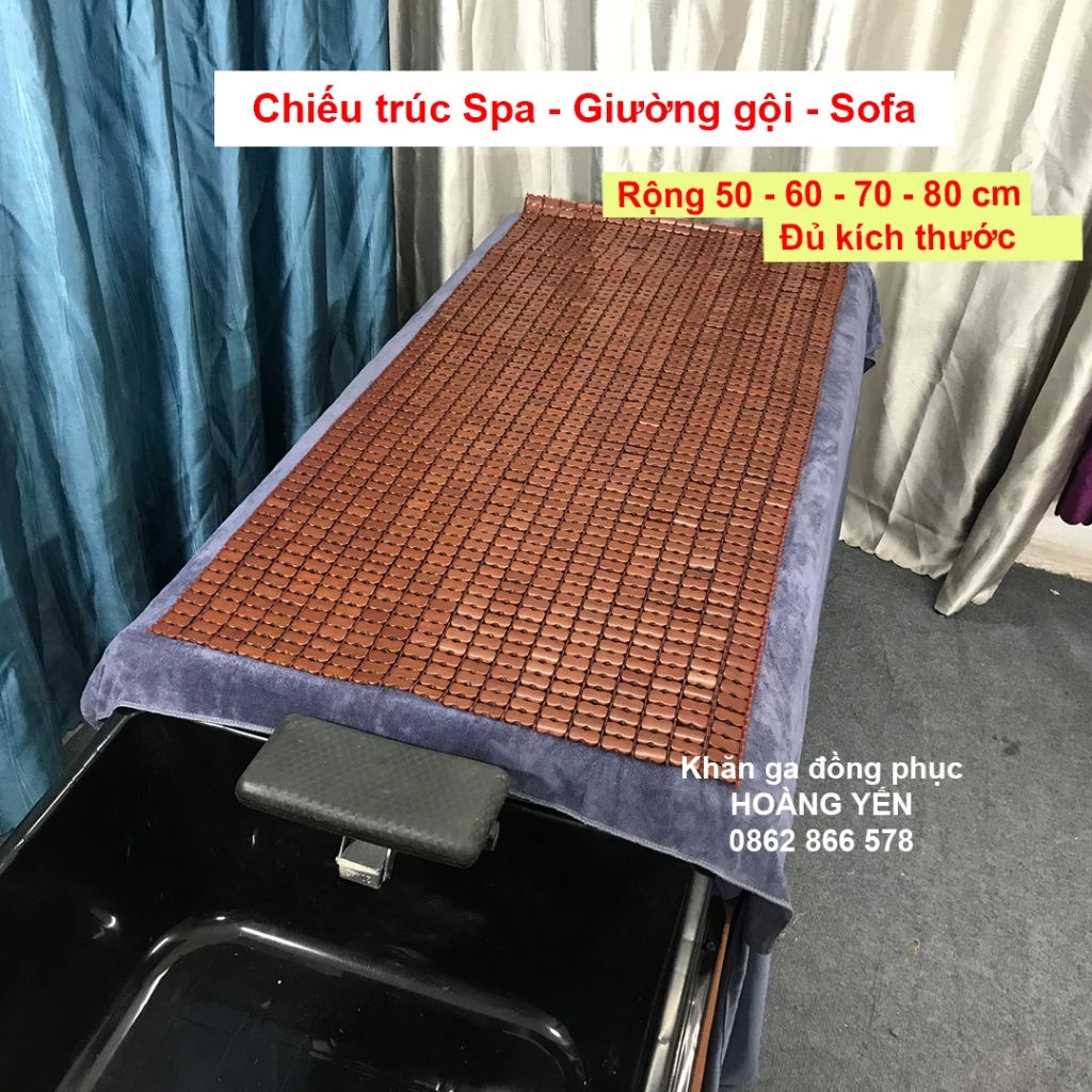 Chiếu trúc trải giường spa giường gội, Ghế Sofa, Giường Đơn, Cabin Oto, Chiếu Trúc Không Viền