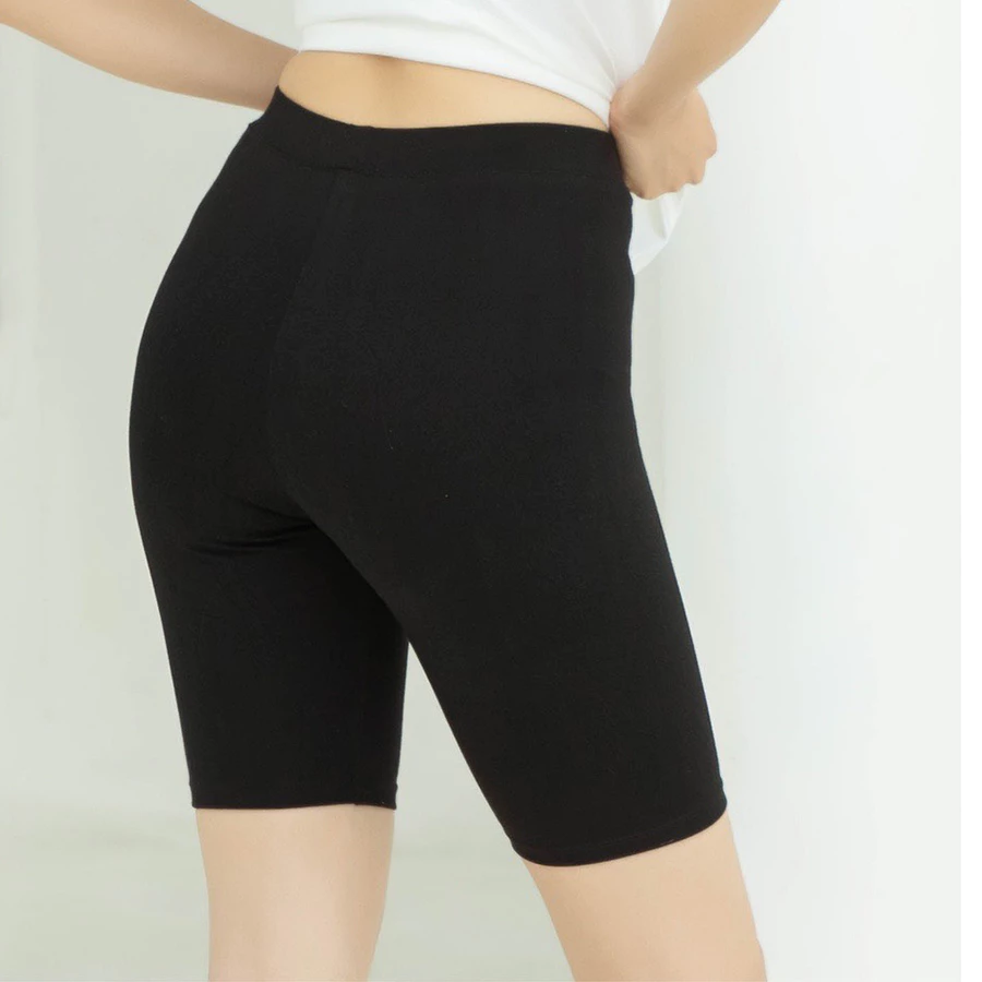 Quần Legging Ngắn THELA  Lưng Cao Ôm Dáng Thể Thao Cho Nữ RZM84