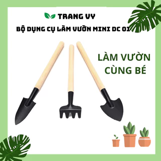 Bộ Dụng Cụ Làm Vườn Mini 3 Món Tiện Lợi, Dễ Sử Dụng DC01