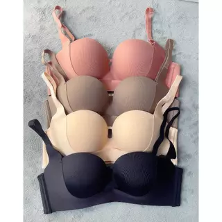 Áo Lót Nữ Đúc Su Không Gọng, Có Đệm Bàn Tay 4cm Nâng Đẩy, Tạo Khe Tốt A5289 - Thủy Bikini