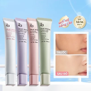 Kem Lót Chống Nắng Dưỡng Ẩm Nâng Cấp Tông Màu Da 35G ZA SPF36 / 34 PA + + (auth)