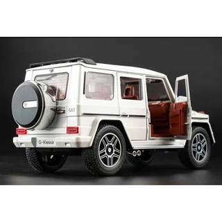 Mô hình xe Mercedes Benz AMG G63 tỉ lệ 1:24 màu đen | Tổng hợp Siêu Xe cực đẹp chất liệu hợp kim cao cấp, có đèn và âm t