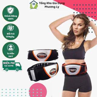 Đai Massage Giảm Mỡ Bụng Vibro Shape USA-Máy Mát Xa Rung Giảm Mỡ Toàn Thân Cao Cấp Thương Hiệu Mỹ