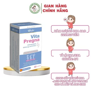 Vita Pregnan (Có DHA)  – bổ sung Vitamin và khoáng chất cần thiết cho mẹ bầu, mẹ sau sinh