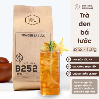 Trà đen bá tước B252 Dotea gói 100g nguyên liệu pha chế trà sữa đậm vị ngọt thơm ngon kết hợp hương tinh dầu vỏ cam
