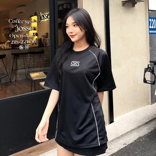 Áo Thun Nam Nữ Raglan Line Phối Viền Hot Trend Form Rộng Tay Lỡ Unisex Top Cổ Tròn - Line