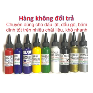 MỰC ĐÓNG DẤU DATE TRÊN MỌI CHẤT LIỆU LỌ 60 ml ( KHÔNG DÙNG CHO DẤU FLASH)