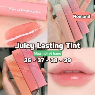 [HÀNG CÓ SẴN] Son Romand Juicy Lasting Tint Màu 36 - 37 - 38 - 39 5.5g
