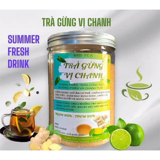 Trà gừng vị chanh