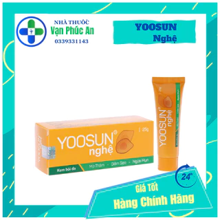 Kem nghệ Yoosun - ngừa mụn, ngừa sẹo từ tinh chất nghệ, có vaseline dưỡng da, làm mềm mịn da (T/25g)