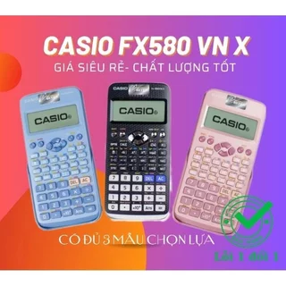 máy tính CASIO fx 570vn , máy tính CASIO fx 580vn nhập khẩu thái lan / dùng cho học sinh cấp 2 cấp 3 , lỗi 1 đổi 1