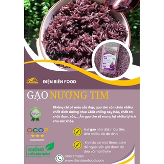 combo 5kg gạo nương tím h'mông hút chân không 1kg