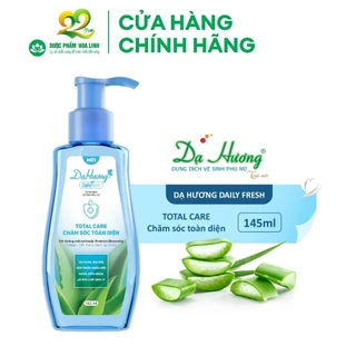 [MỚI] Dung dịch vệ sinh Dạ Hương Daily Fresh Total care chai vòi 145ml – Chăm sóc toàn diện