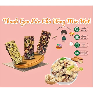 Thanh Gạo Lức Chà Bông Mix Hạt Ngon Giòn, Ăn Kiêng