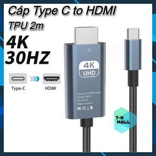 [4K 60Hz] Dây Cáp Chuyển Đổi Cổng Type-C Sang Hdmi 4k Cho Điện thoại Laptop MTB Thunderbolt 3 Displayport