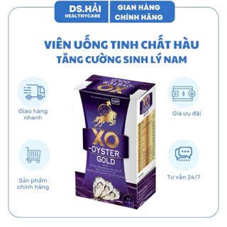 Viên Tinh chất hàu XO-OYESTER GOLD tăng cường sinh lý nam giới (hộp 30viên)