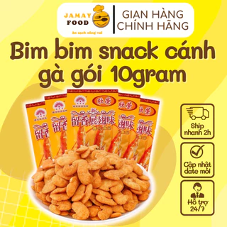 Bim bim snack cánh gà ăn vặt tuổi thơ vị cay giòn rụm gói 10gr