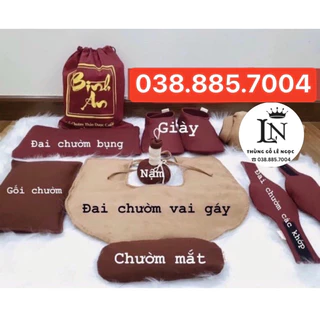 Túi Chườm Nóng Thảo Dược Bình An(chính hãng) Giảm Đau Vai Gáy, Đau Lưng, Mỏi Mắt, Ấm bàn chân- Làm Nóng Bằng Lò Vi Sóng