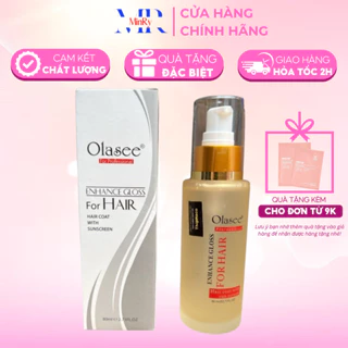 Tinh dầu dưỡng tóc OLASEE Hair Coat 80ml, giữ cho tóc mềm mại và mượt mà, Cung cấp độ ẩm tóc | HAIRSHOP MINRY