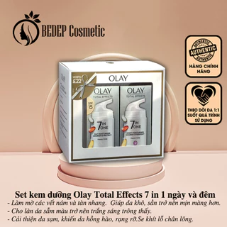 Set kem dưỡng Olay Total Effects 7 in 1 ngày và đêm (37ml/mỗi lọ)