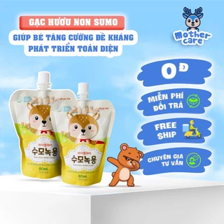 COMBO 2 THÙNG Gạc hươu non tăng cân Sumo tăng cường hệ miễn dịch và hệ tiêu hóa cho trẻ thùng 40 gói