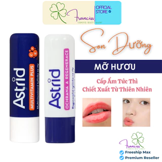 Son Dưỡng Môi Mỡ Hươu Astrid Giúp Tái Tạo, Tẩy Da Chết & Dưỡng Ẩm Căng Mọng Cho Môi 4.7gr