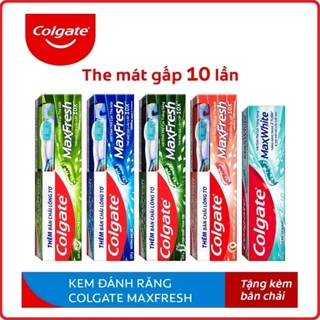 Kem đánh răng Colgate Maxfresh the mát dài lâu gấp 10 lần