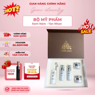 [ Mỹ phẩm chính hãng] Bộ Mỹ Phẩm Kem Nám, Tàn Nhan GiMi Official Store Vỏ nâu dưỡng trắng da mới nhất 2023