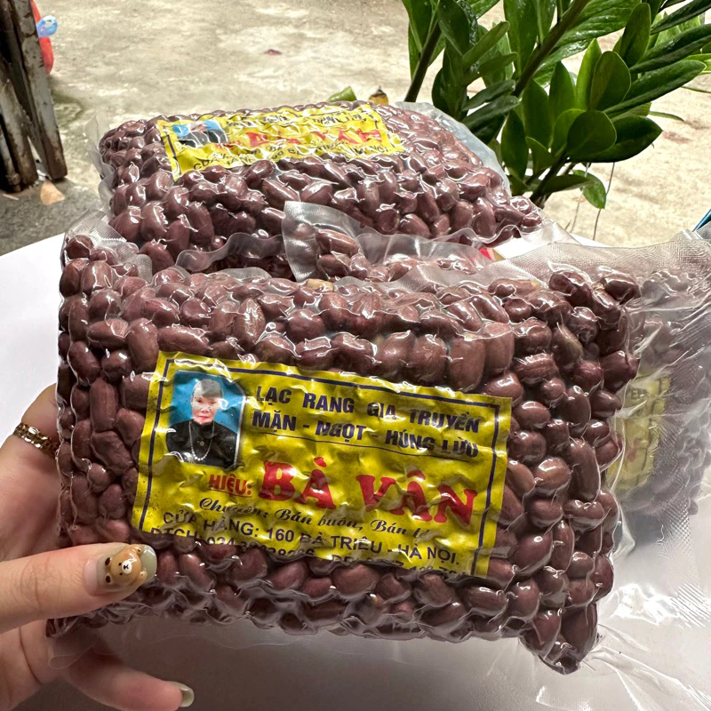 Lạc rang húng lìu 500gr Lạc đỏ - Lạc giòn thơm ngon date mới