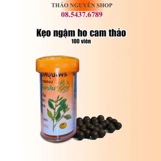 Kẹo ngậm ho cam thảo, thảo dược Thái Lan 100 viên