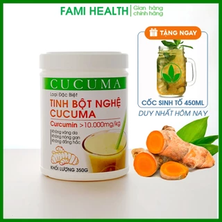 Tinh Bột Nghệ Đỏ Cucuma Loại Đặc Biệt Giàu Curcumin Tốt Cho Dạ Dày Đẹp Da Phục Hồi Sau Sinh hộp 330g