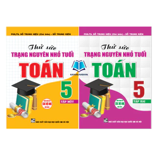 Sách - Combo Thử Sức Trạng Nguyên Nhỏ Tuổi Môn Toán Lớp 5 Tập 1 + 2 (Dùng chung cho các bộ sgk hiện hành) (HA)