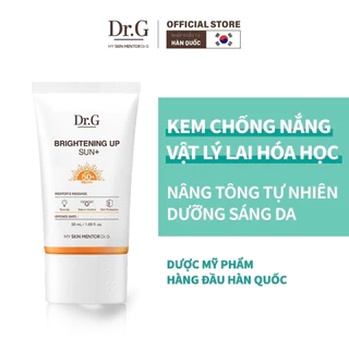 Kem Chống Nắng Dr.G Brightening Up Sun+ SPF50+ PA+++ 50ml Nâng Tông Kiềm Dầu Làm Sáng Da