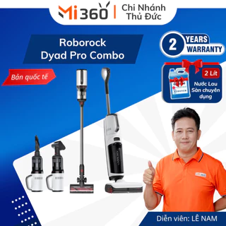 Máy hút bụi lau nhà khô và ướt Roborock Dyad Pro Combo - Bản Quốc Tế - Bảo Hành 24 Tháng Chính Hãng