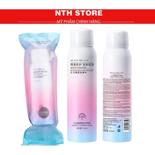 ( Combo 3 Chai ) Xịt Chống Nắng Trắng Da Maycreate 150ml Chính Hãng